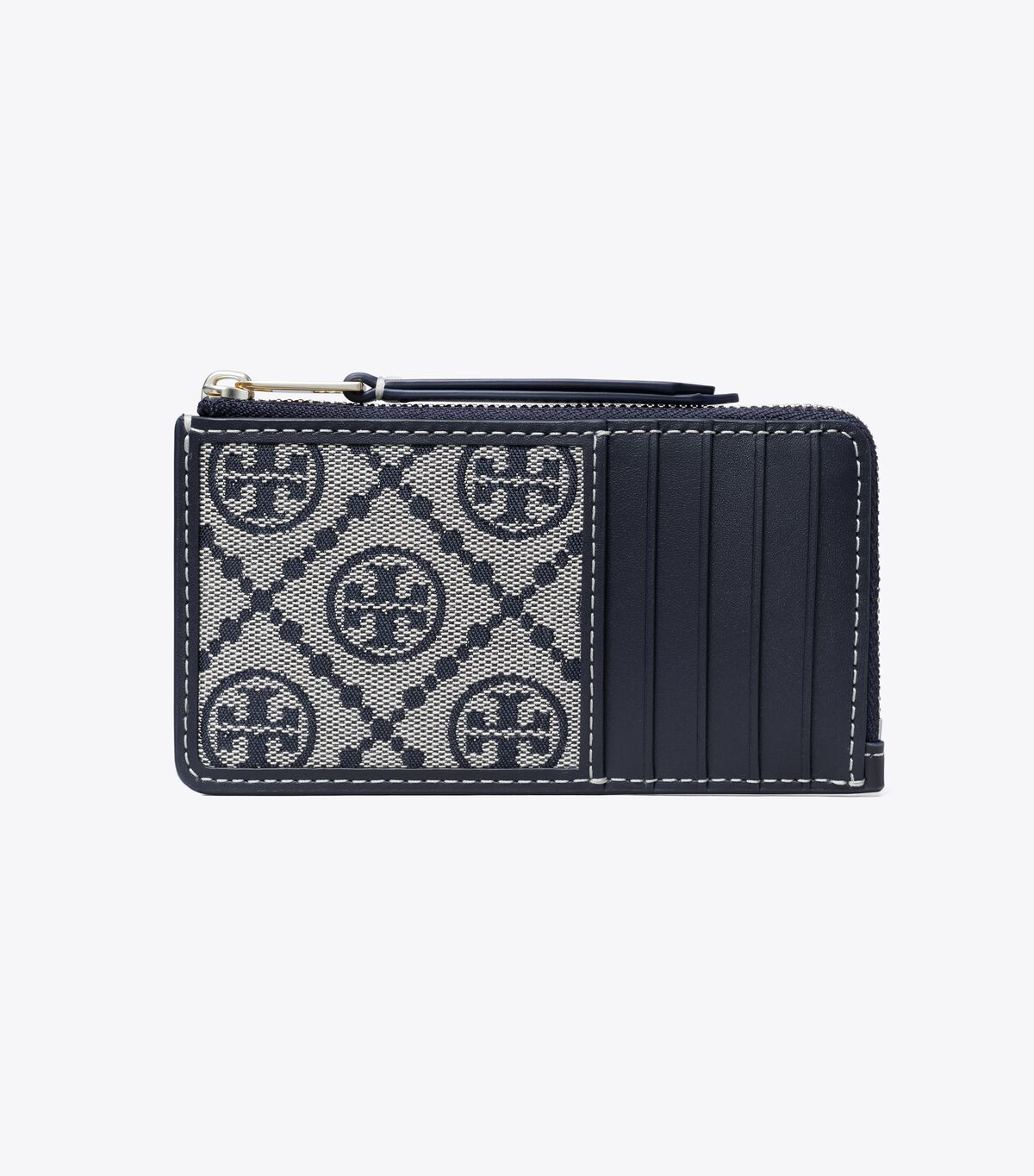 tory burch t monogram zip card case