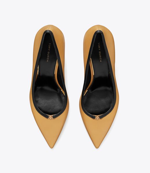 tory burch double t buckle pump