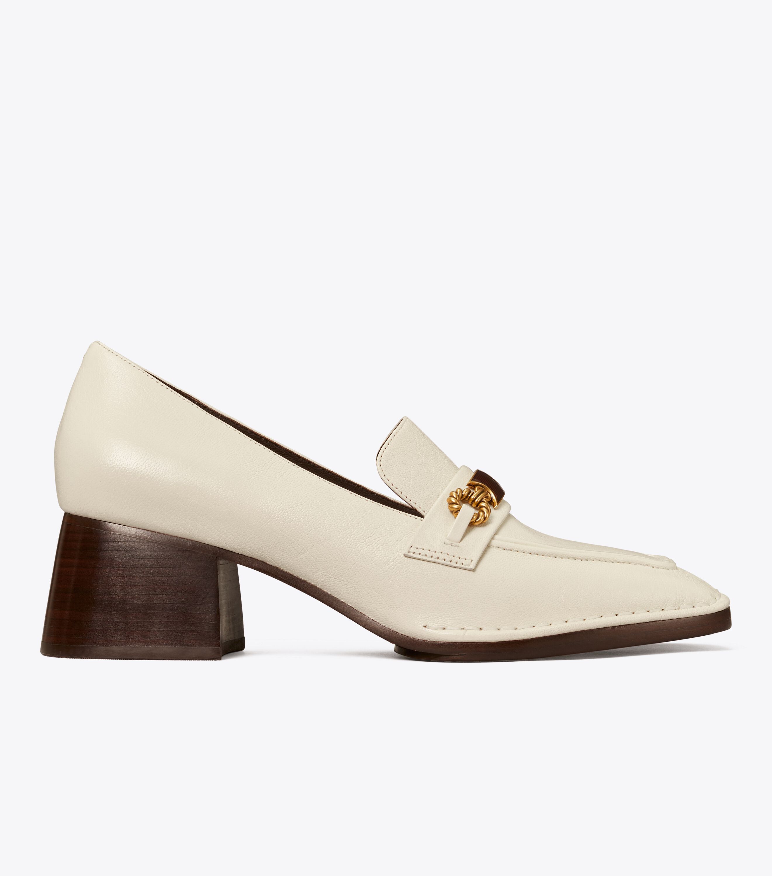 Perrine Heel Loafer, New Ivory | Tory Burch KSA