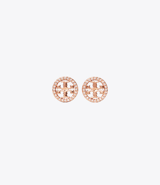 tory burch miller pave stud earring