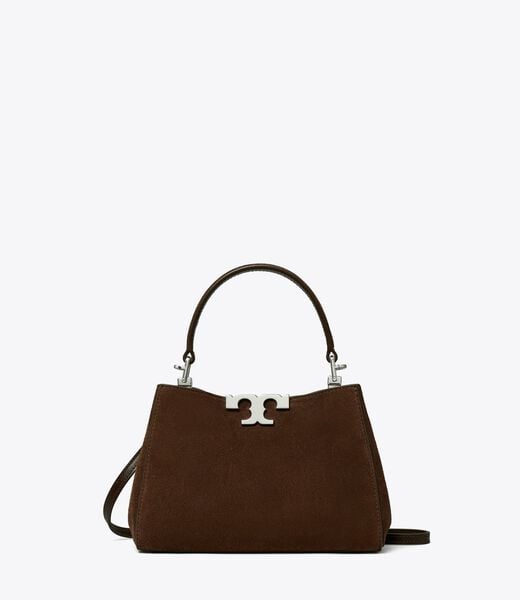 tory burch mini eleanor suede satchel
