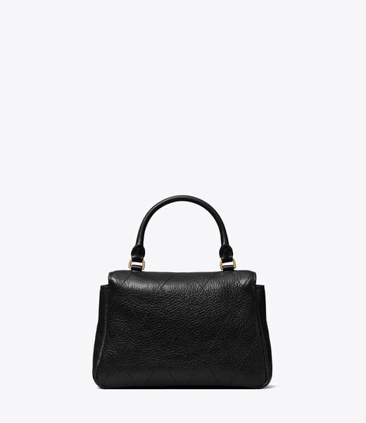 tory burch mini charlie quilted top handle crossbody