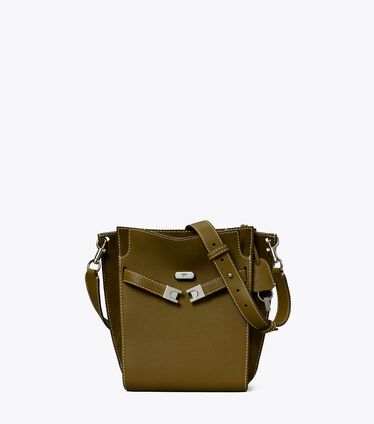 Lee Radziwill Pebbled Double Bucket