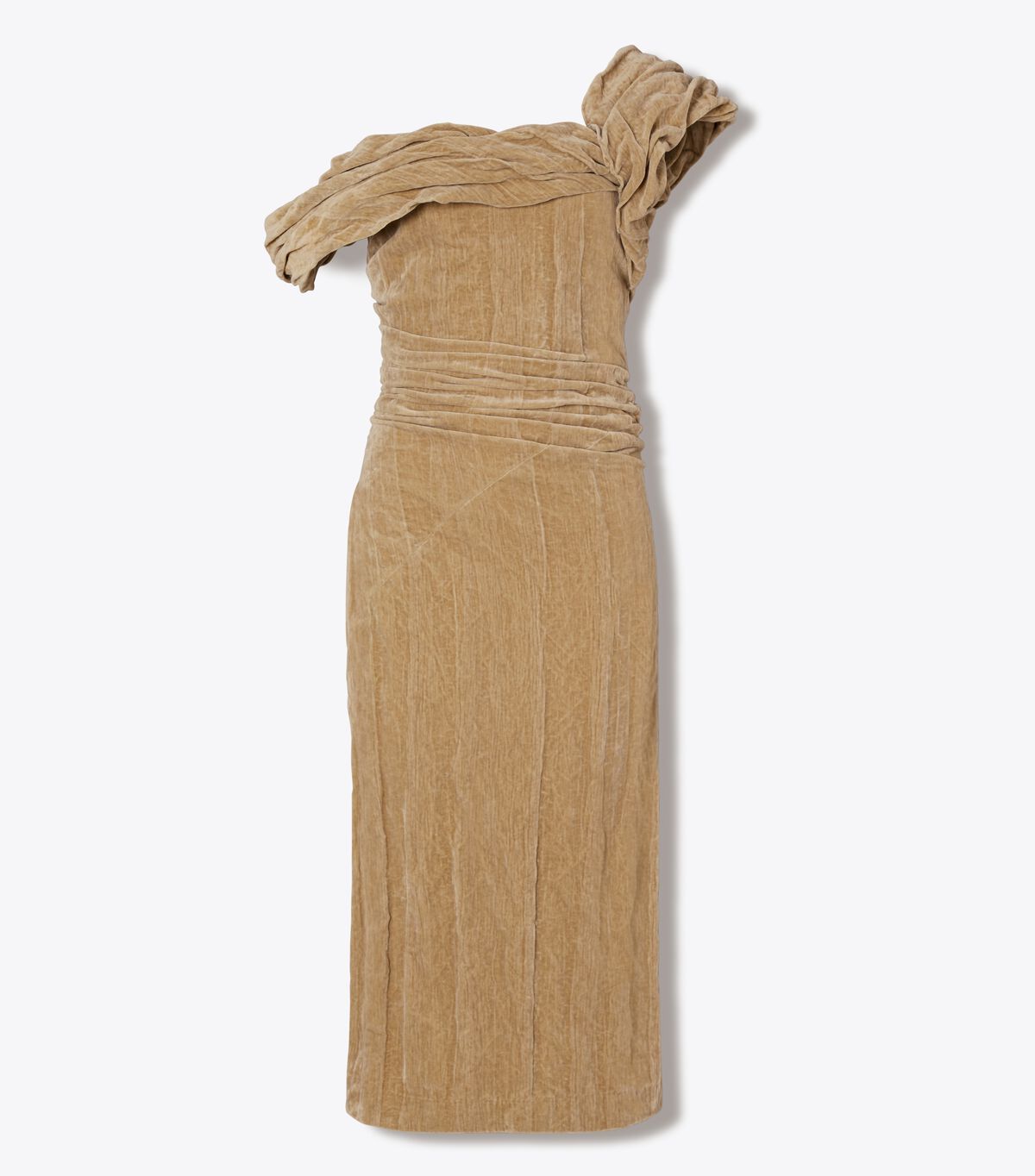 tory burch twisted cotton velvet dress