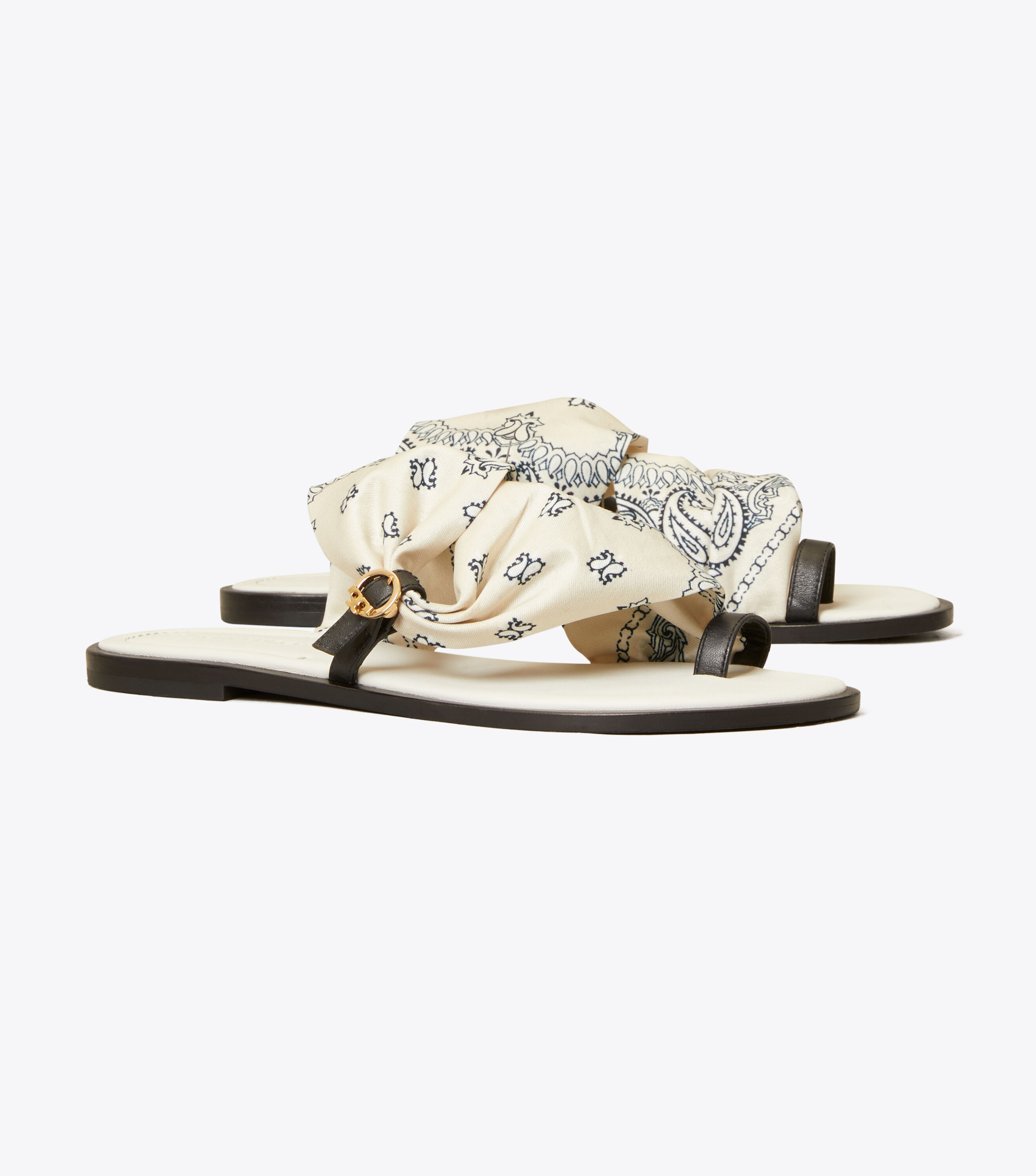 Tory burch scarf sandal hotsell