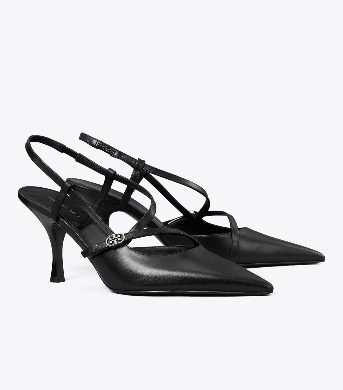 حذاء بإبزيم مزدوج على شكل حرف T tory burch حذاء بإبزيم مزدوج على شكل حرف t