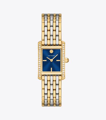 Eleanor Watch, Two-Tone Gold/Stainess Steel