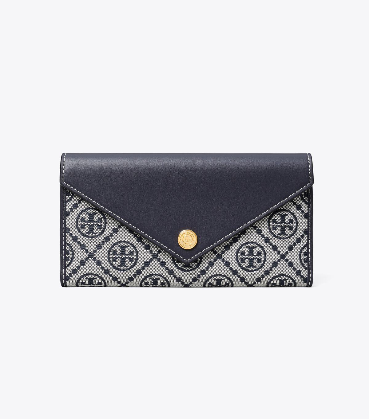 tory burch محفظة ظرف تي مونوغرام