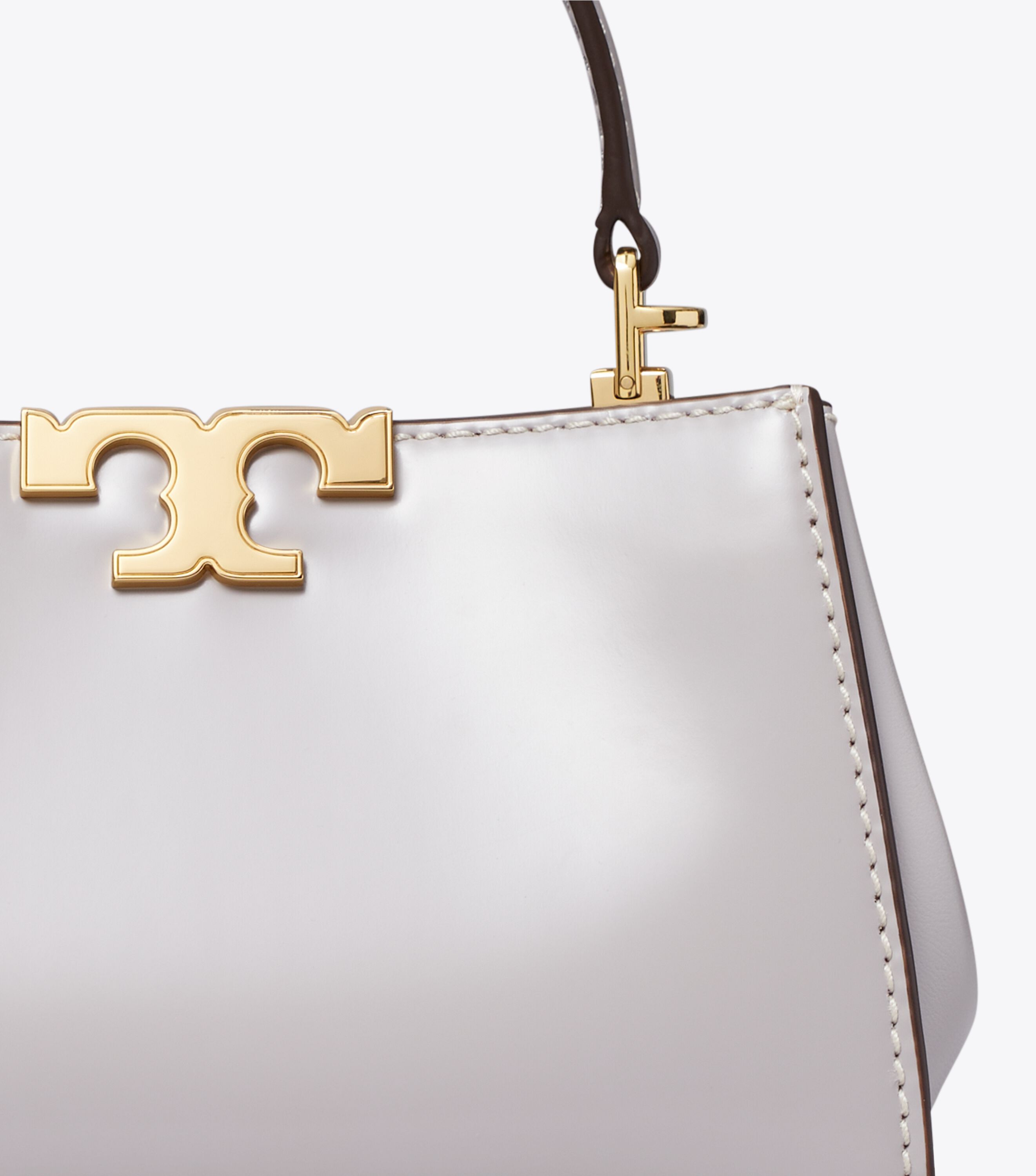 Tory burch white satchel sales