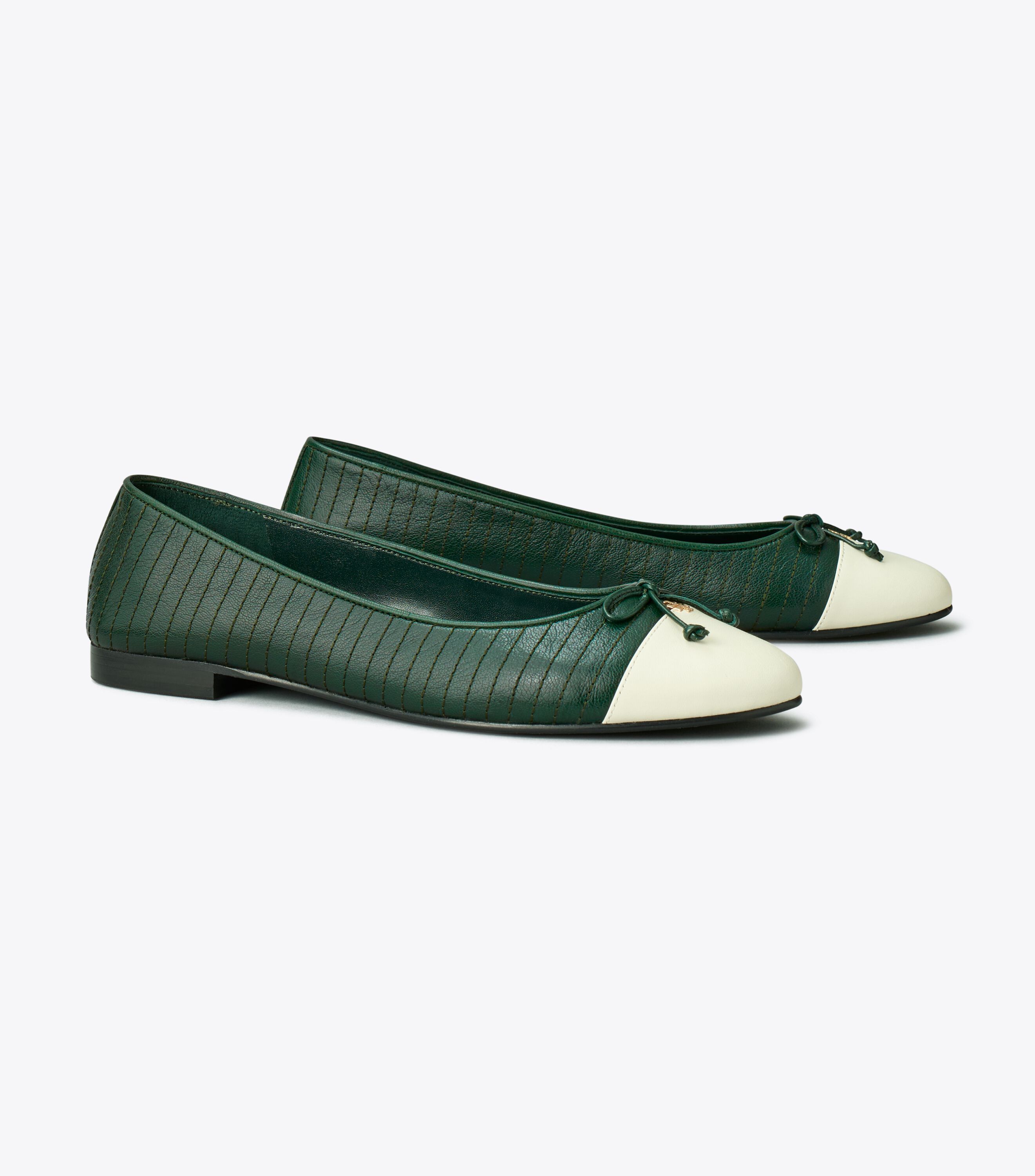 Tory burch quilted ballet flats on sale