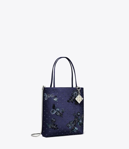 Midnight Embellished Mini Tote