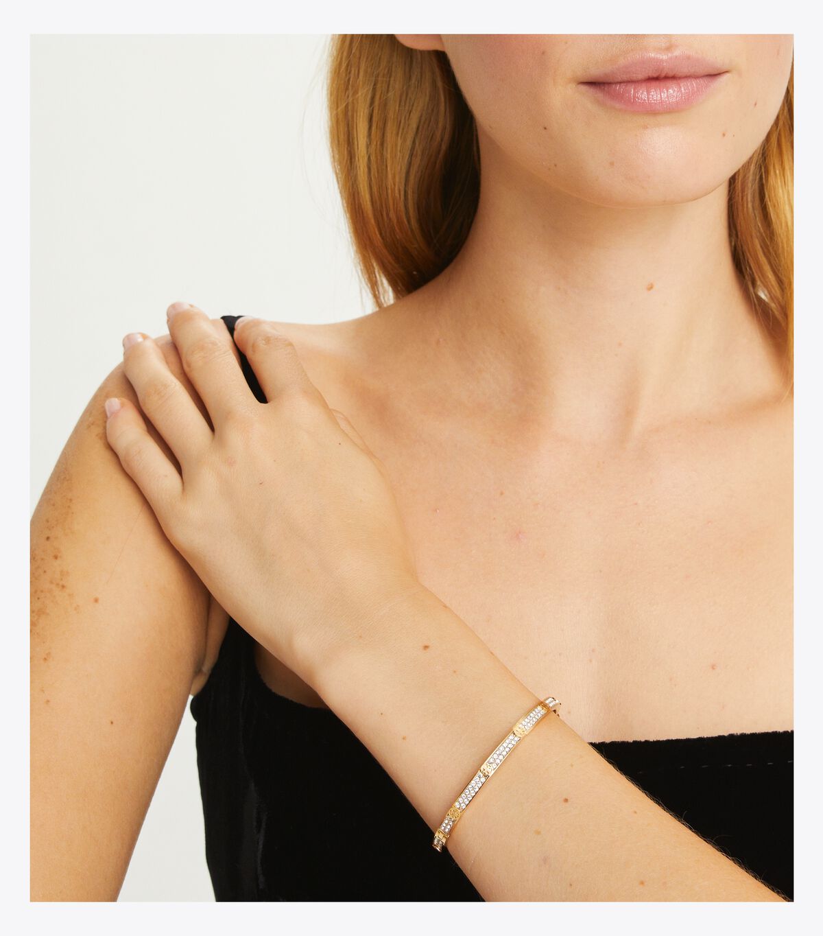 tory burch miller stud hinge bracelet 5mm