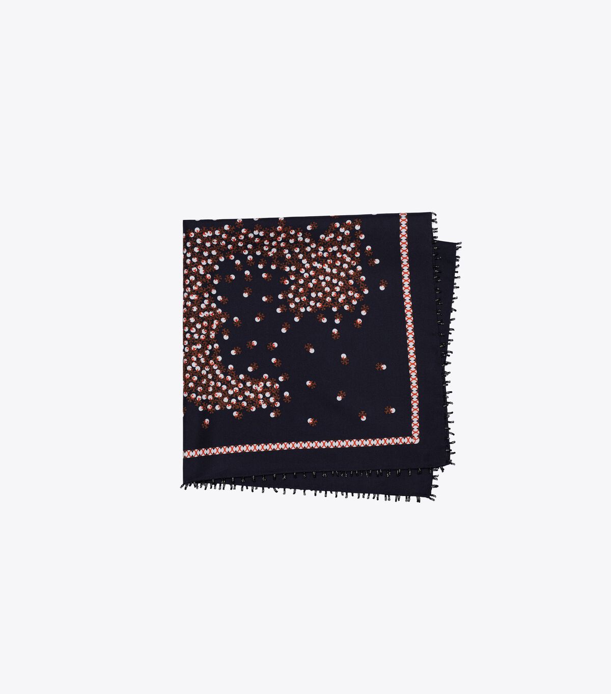 tory burch scatter dot silk neckerchief