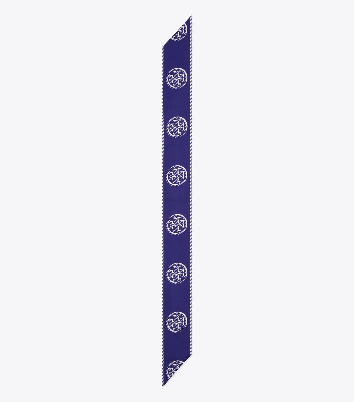 tory burch medallion logo ribbon tie