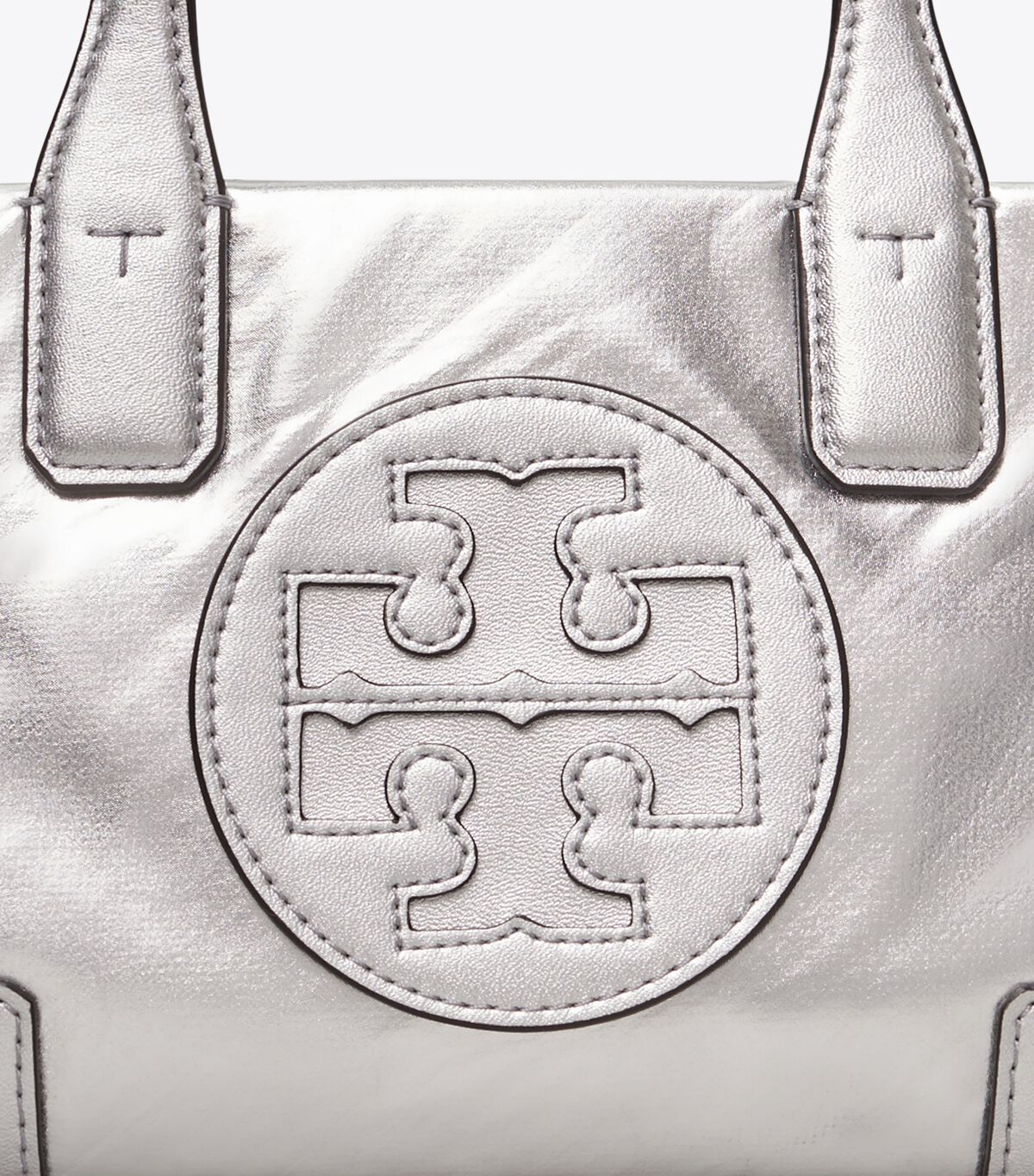 ella metallic micro tote