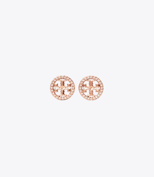 tory burch miller pave stud earring