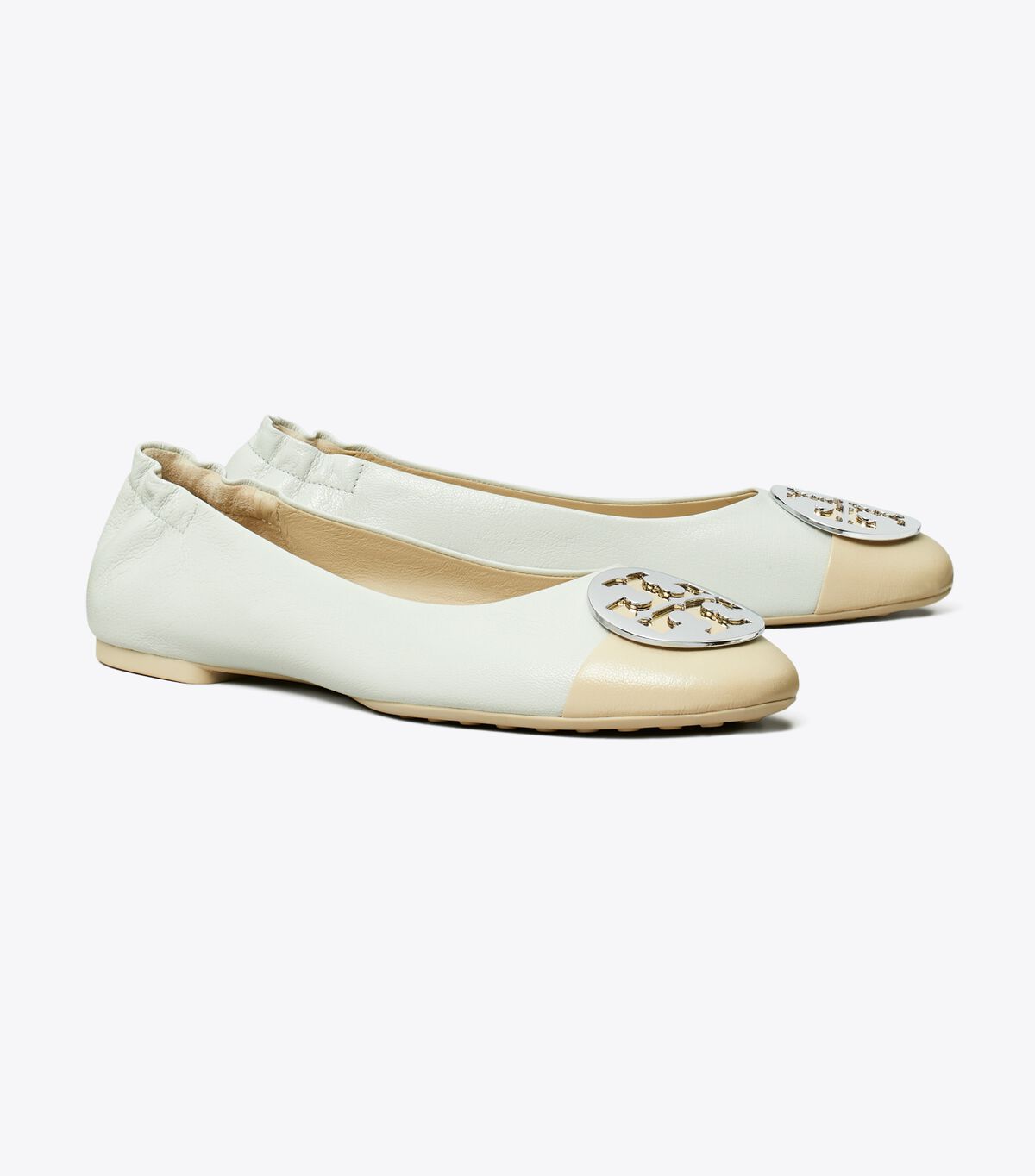 tory burch claire cap toe ballet