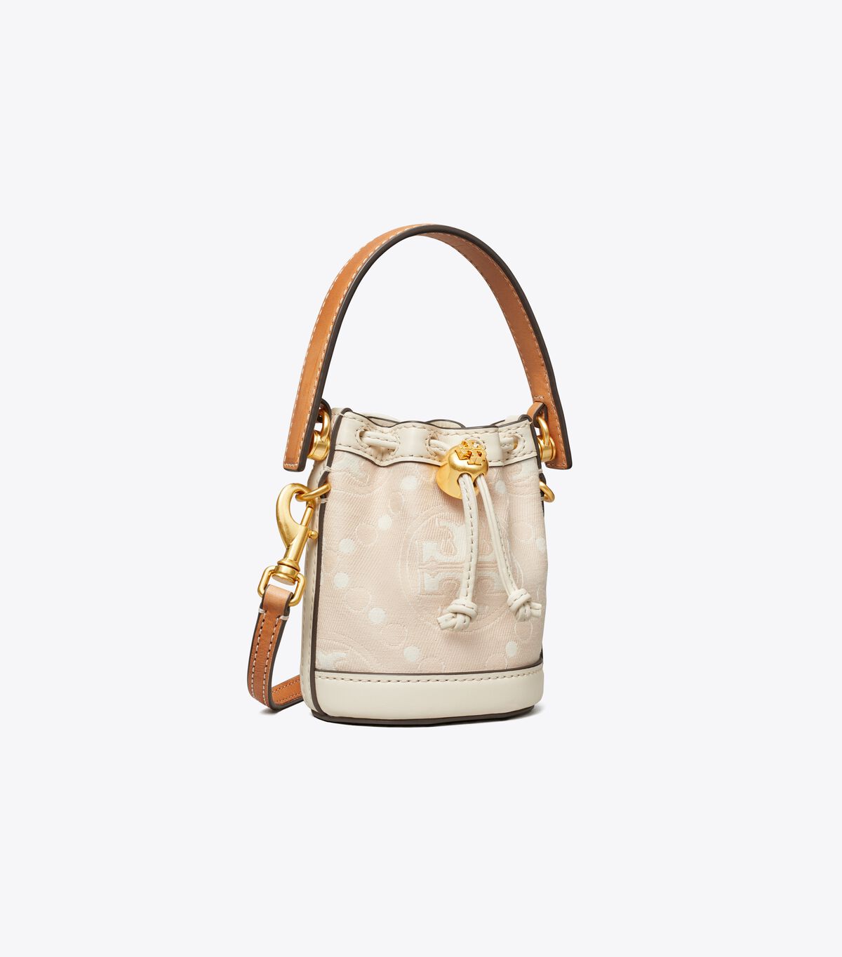 Micro T Monogram Bucket Bag