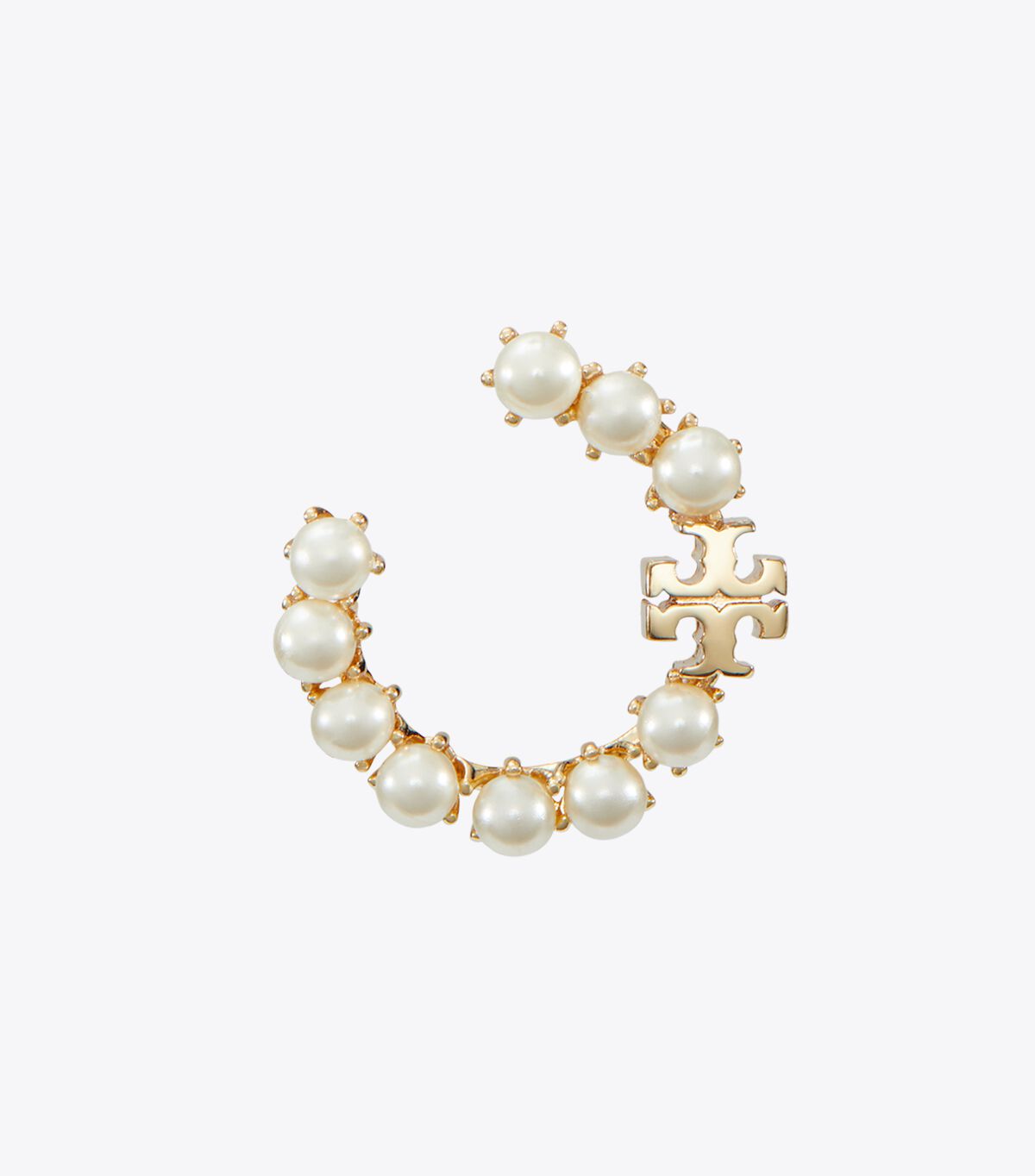 tory burch kira pearl loop earring