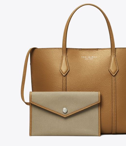 tory burch small perry zip tote