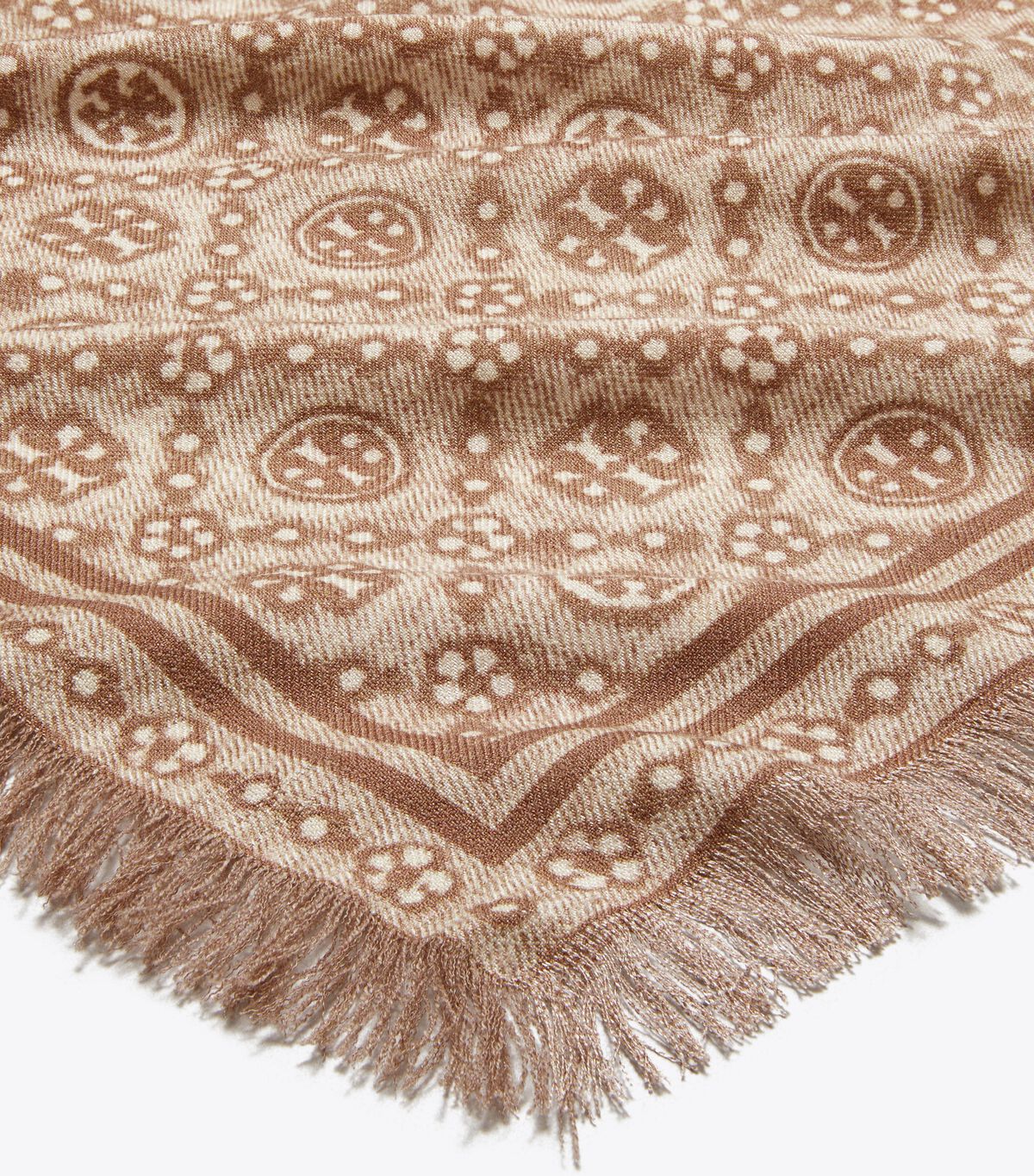 T Monogram Floral Oblong Scarf tory burch t monogram floral oblong scarf