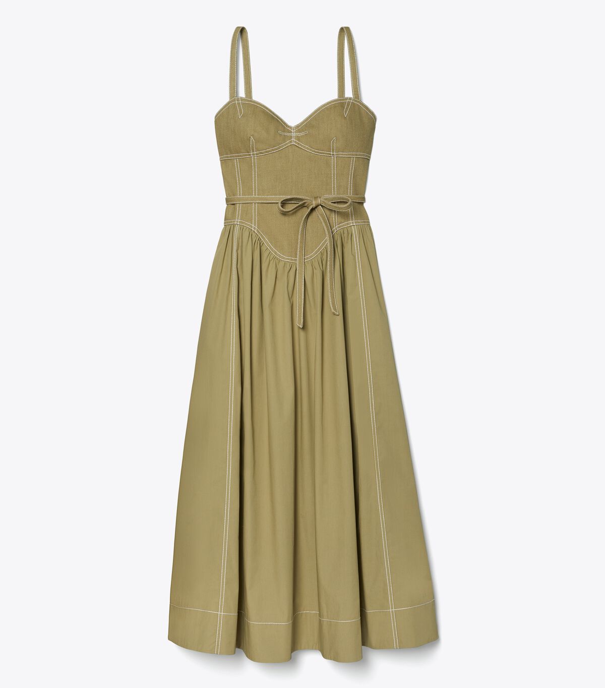 tory burch cotton twill dress