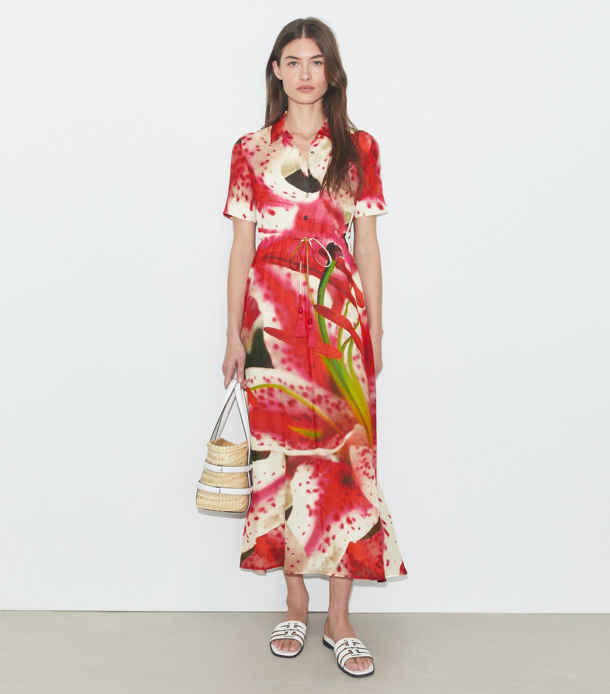 tory burch cotton shirtdress