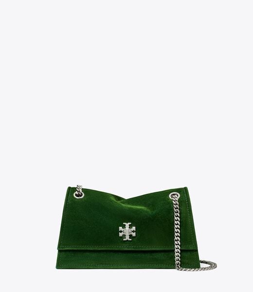 tory burch mini kira turnlock flocked shoulder bag