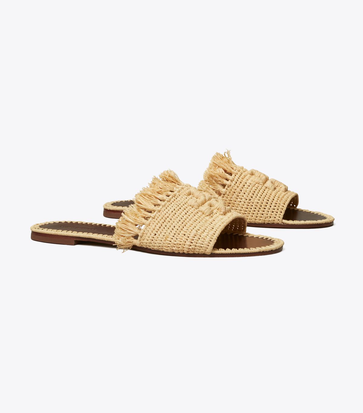 Eleanor Raffia Slide