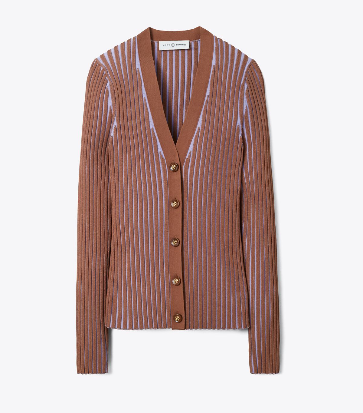 Plaited-Rib Cardigan