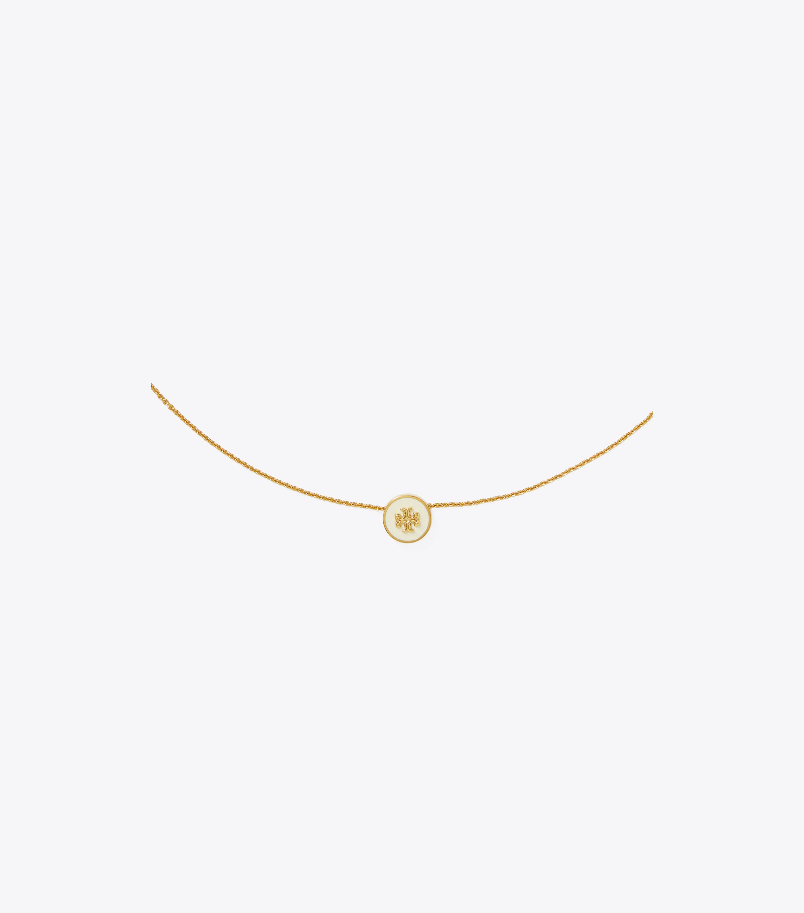 Tory burch gold necklace 2025