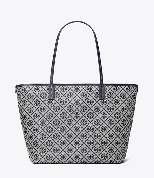 tory burch t monogram zip tote