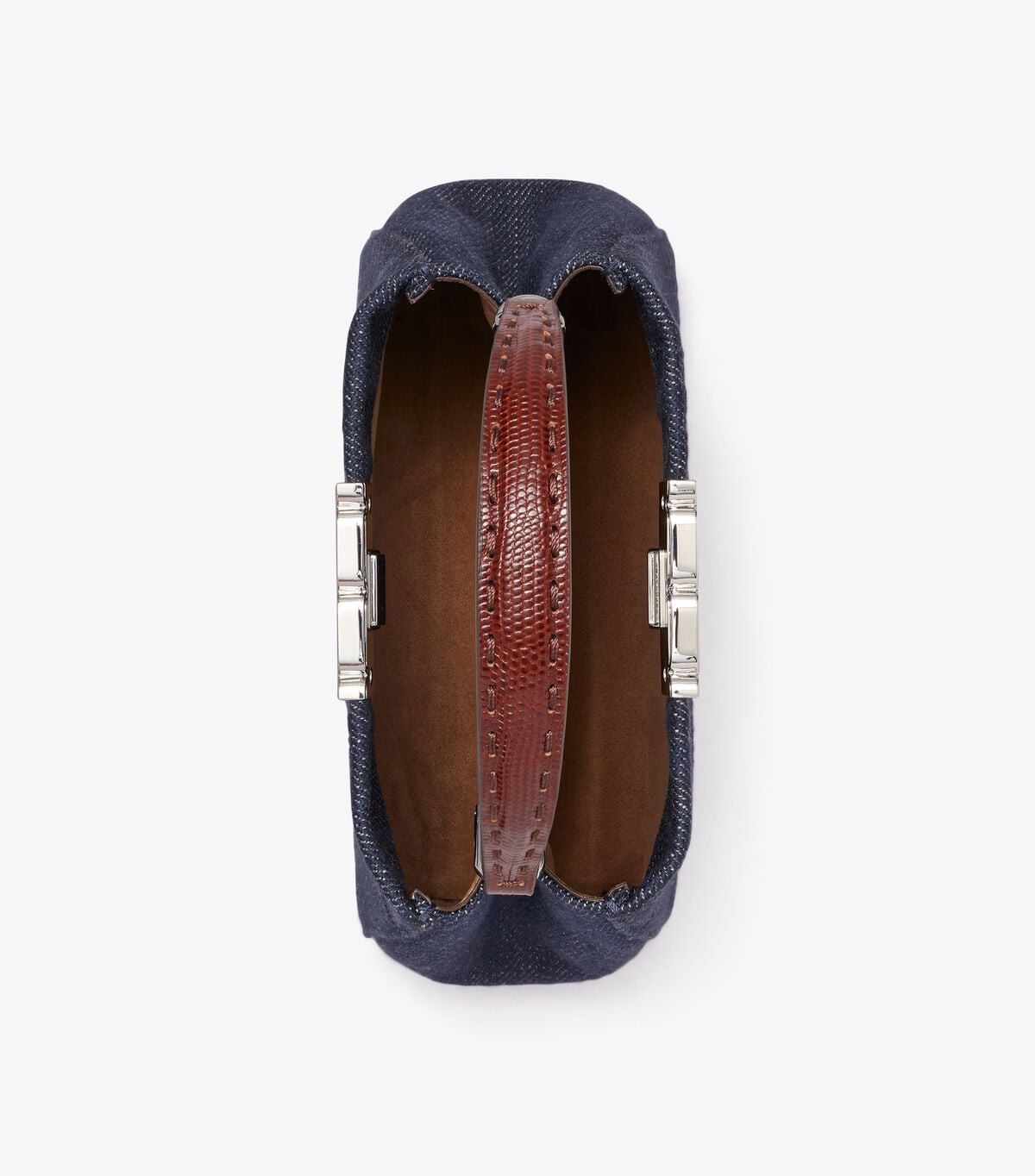 Mini Eleanor Denim Satchel tory burch mini eleanor denim satchel