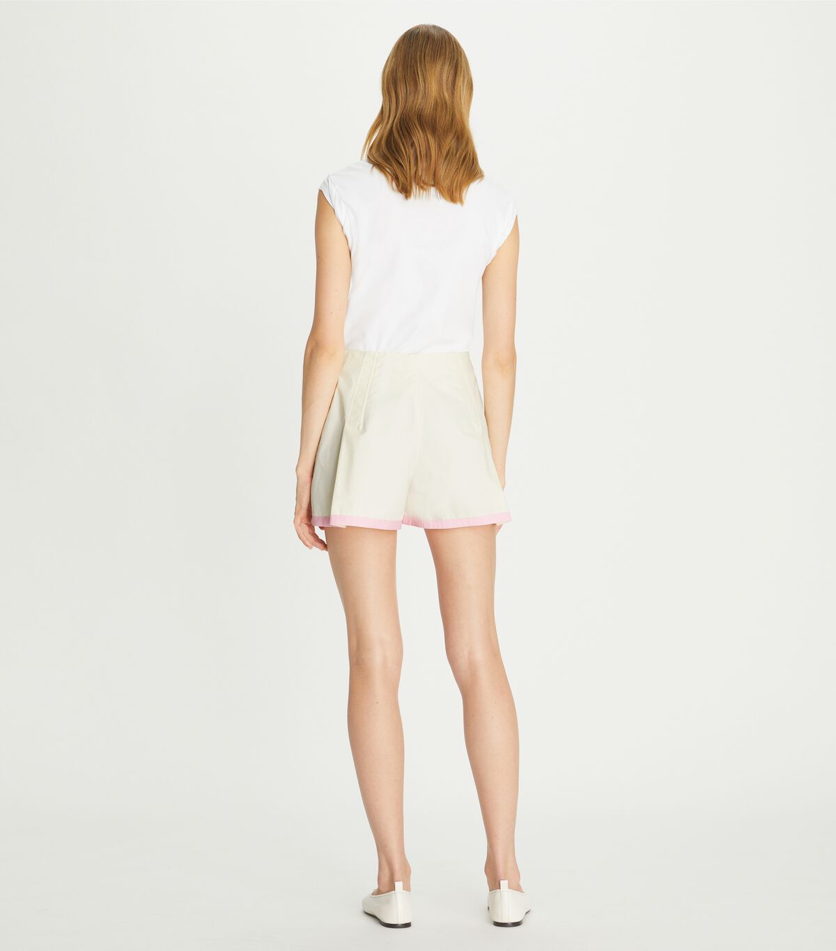 tory burch cotton poplin skort