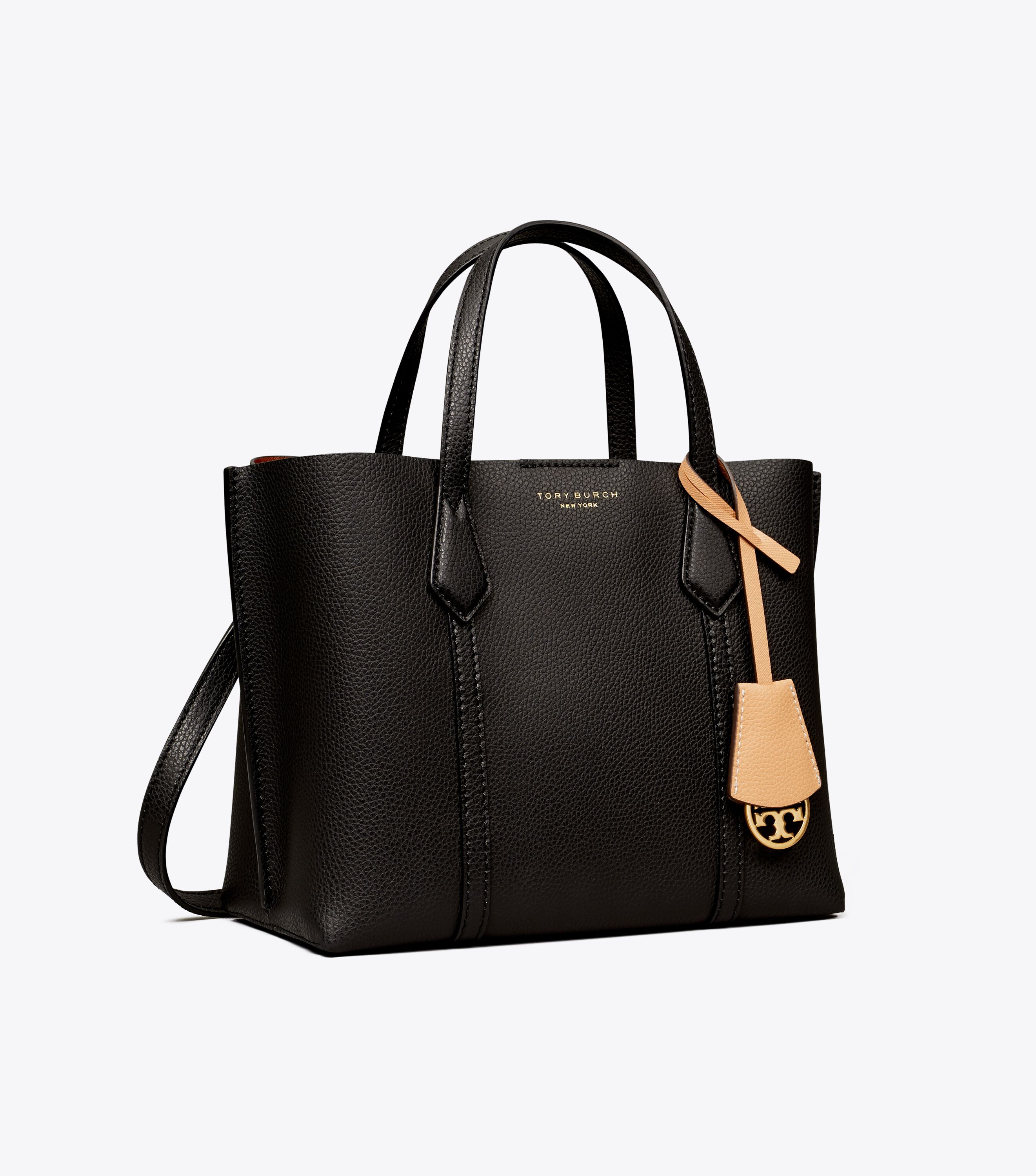 Small Perry Triple-Compartment Tote Bag, Black | Tory Burch KSA