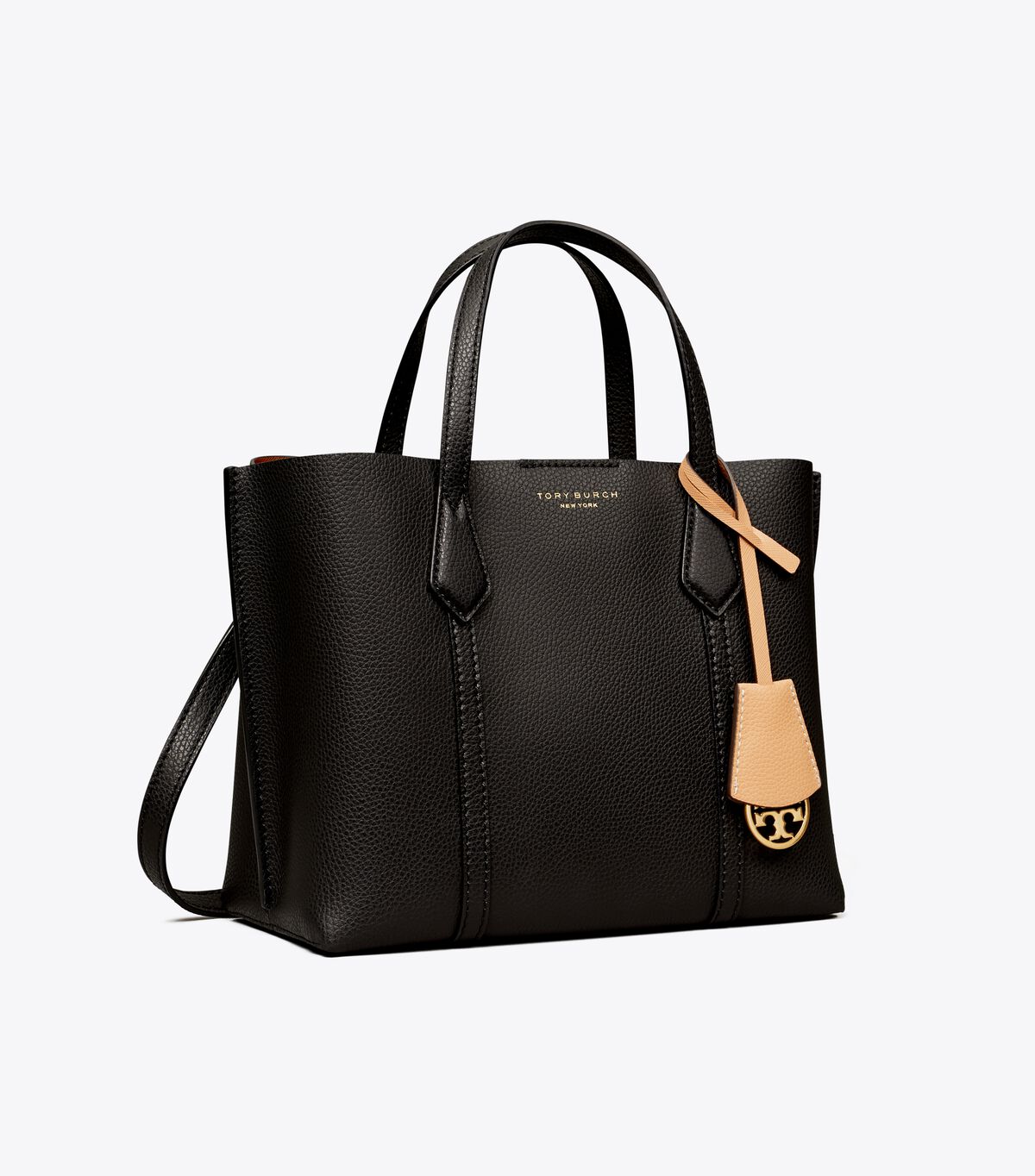 tory burch small perry triple compartment tote bag