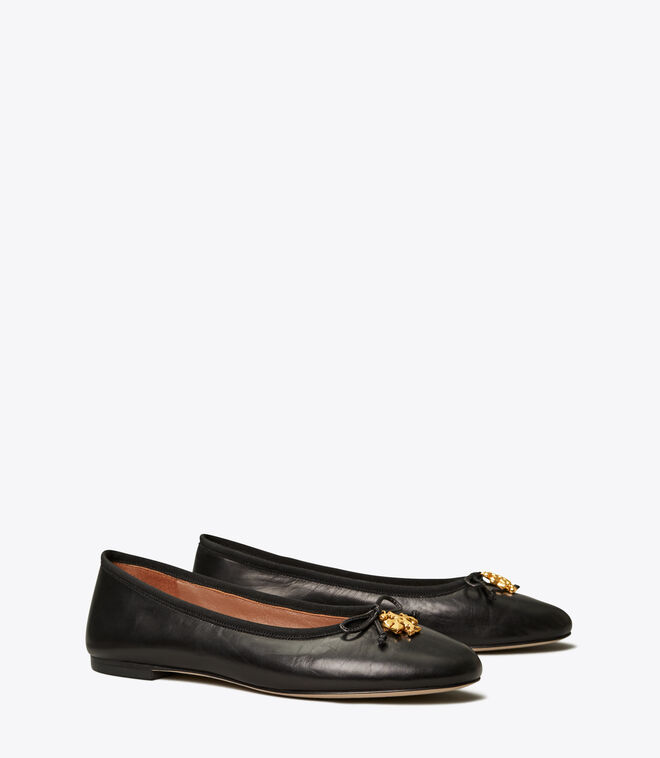 tory burch charm ballet flat