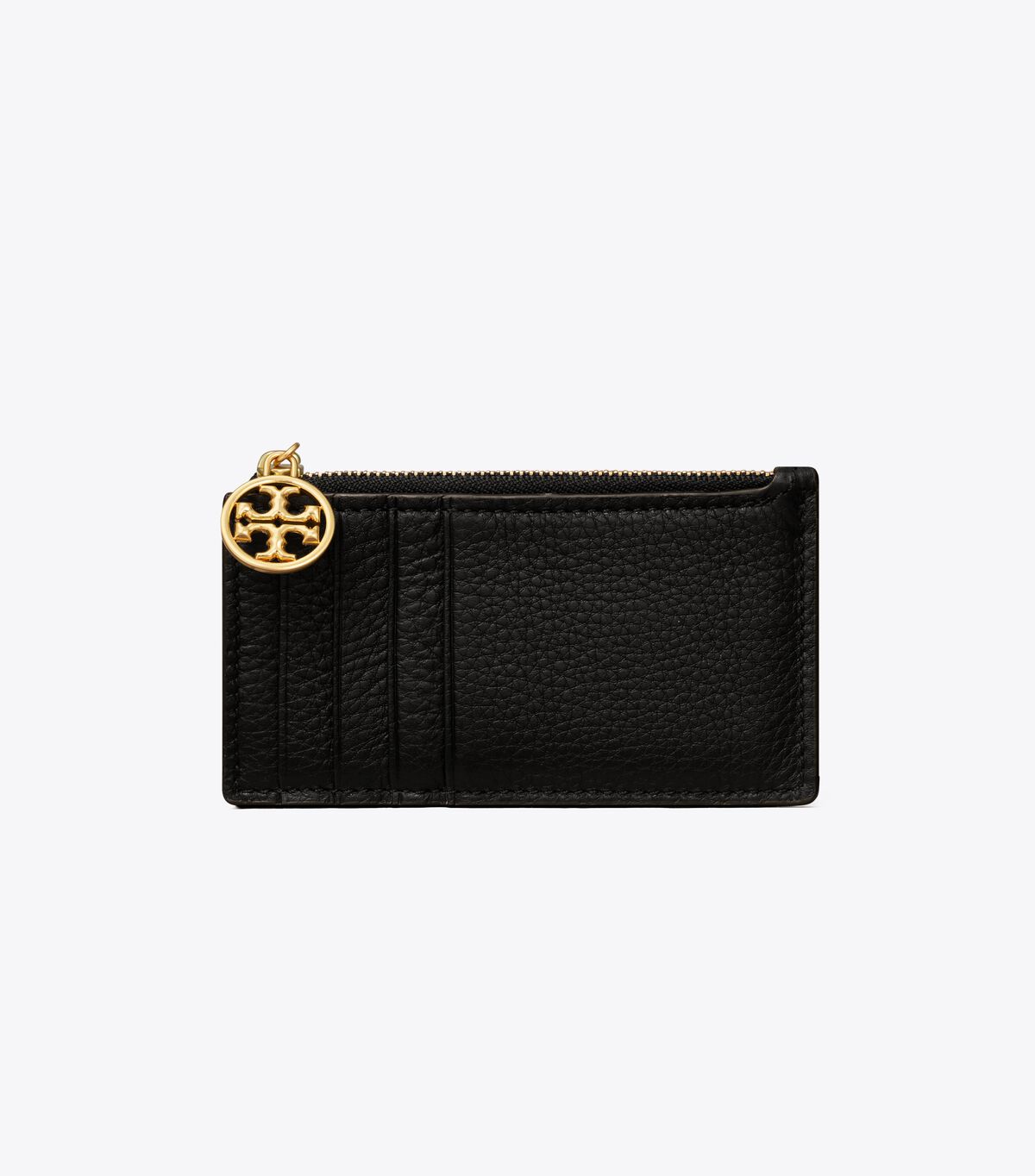 tory burch miller top zip card case
