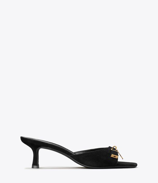 tory burch lock kitten heel sandal