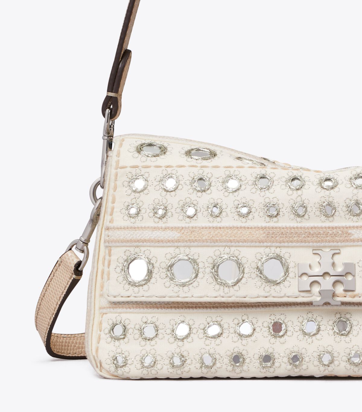 Small Charlie Embellished Shoulder Bag tory burch small charlie embellished shoulder bag