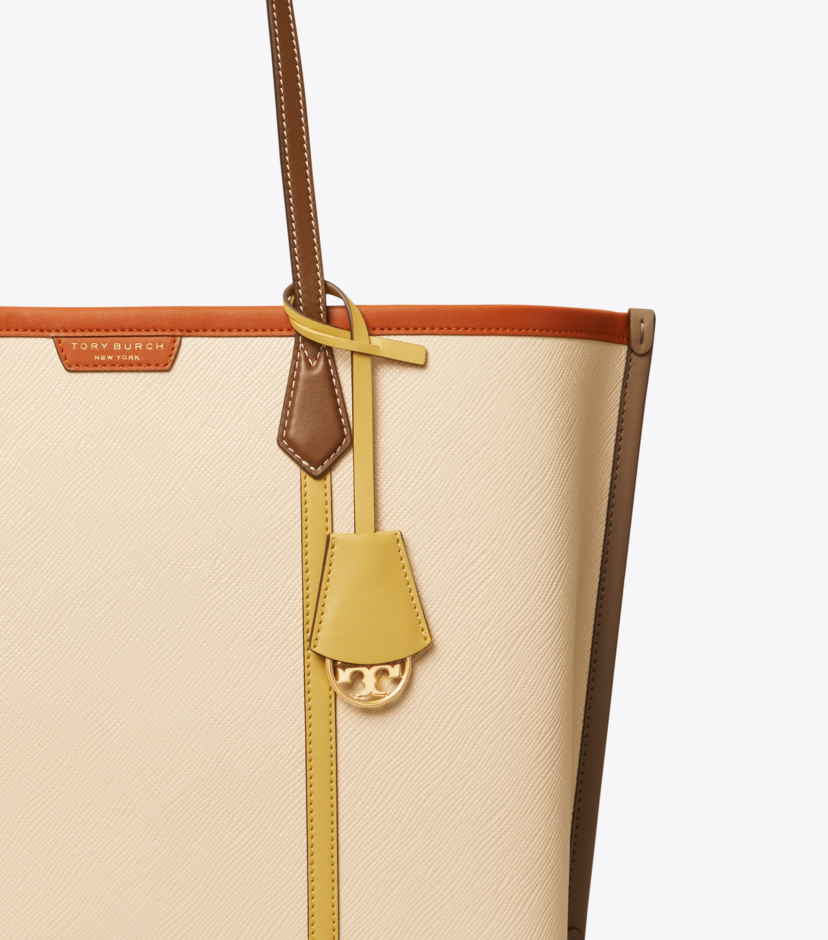 Tory burch perry color block tote deals