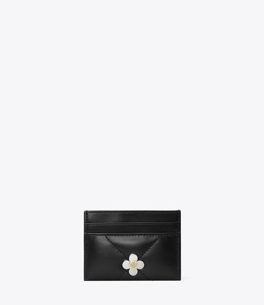 tory burch kira diamond quilt clover card case