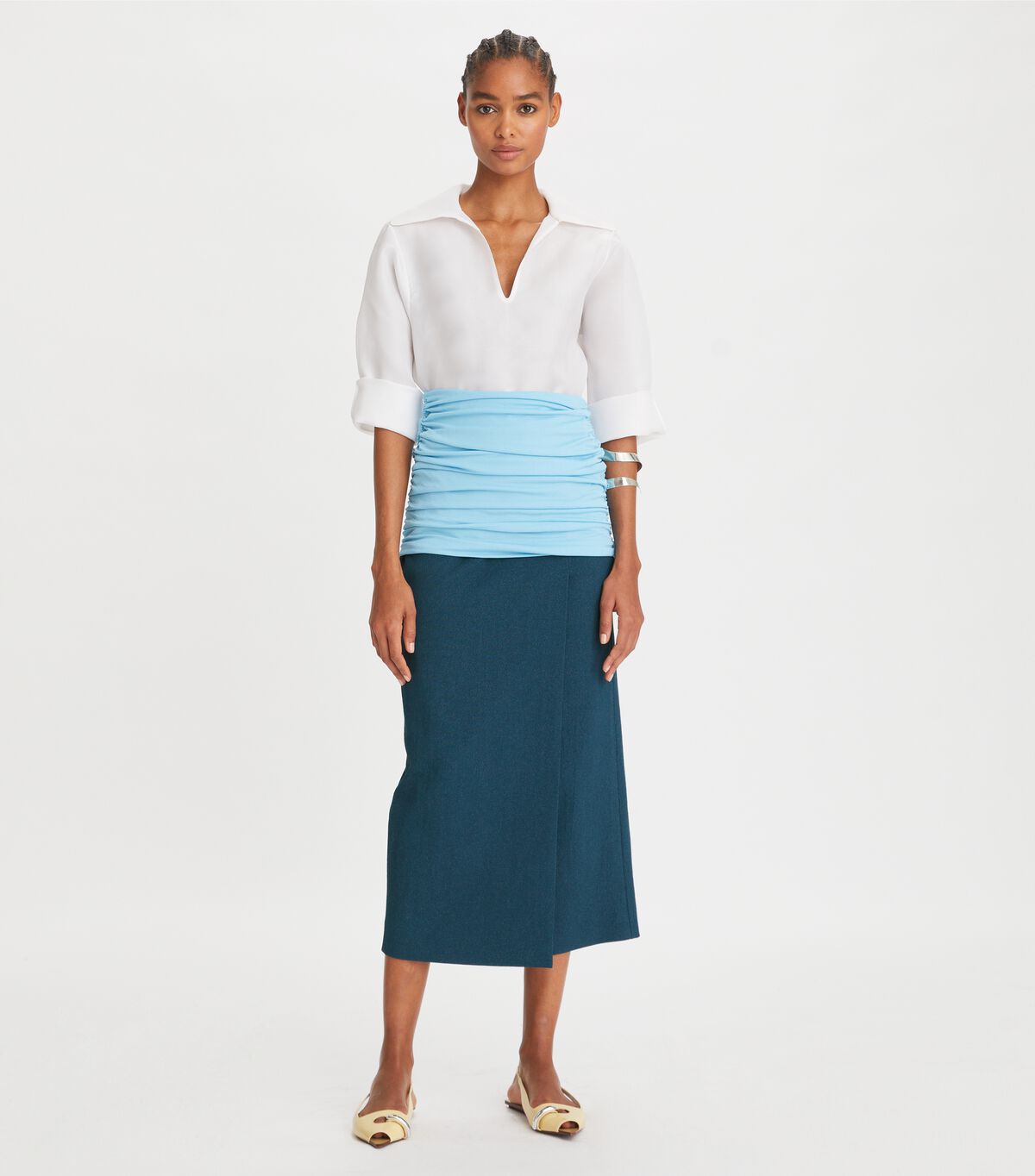 tory burch silk gazar tunic