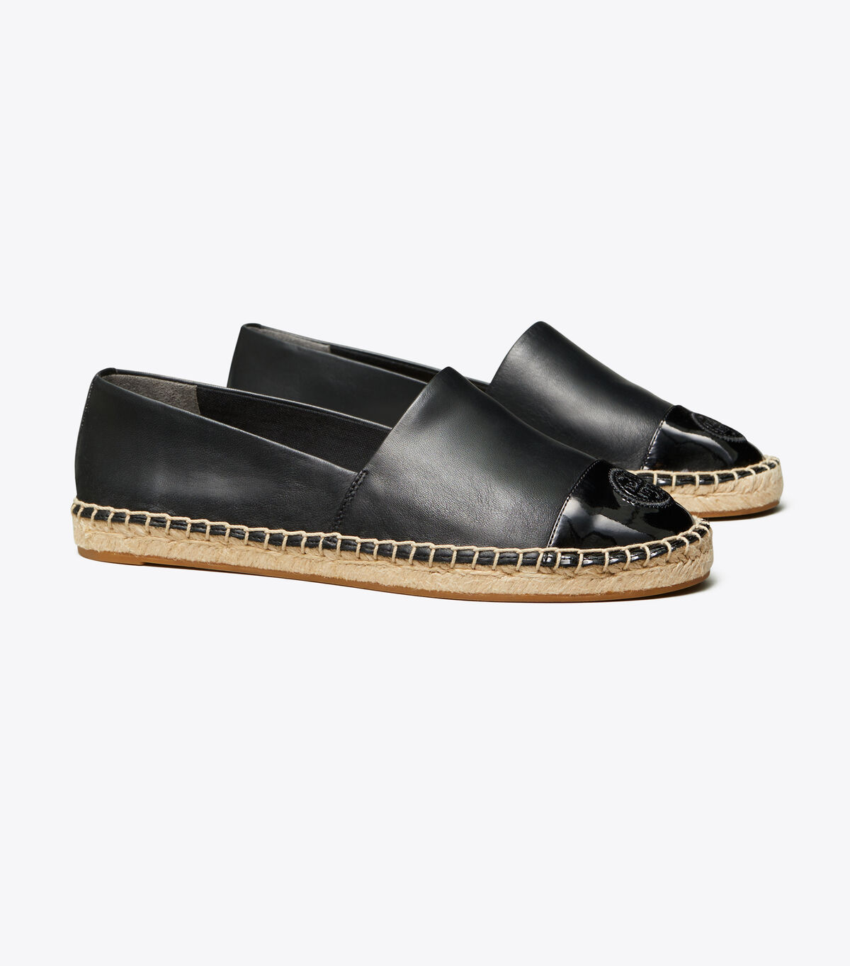 Color-Block Mixed-Leather Espadrille
