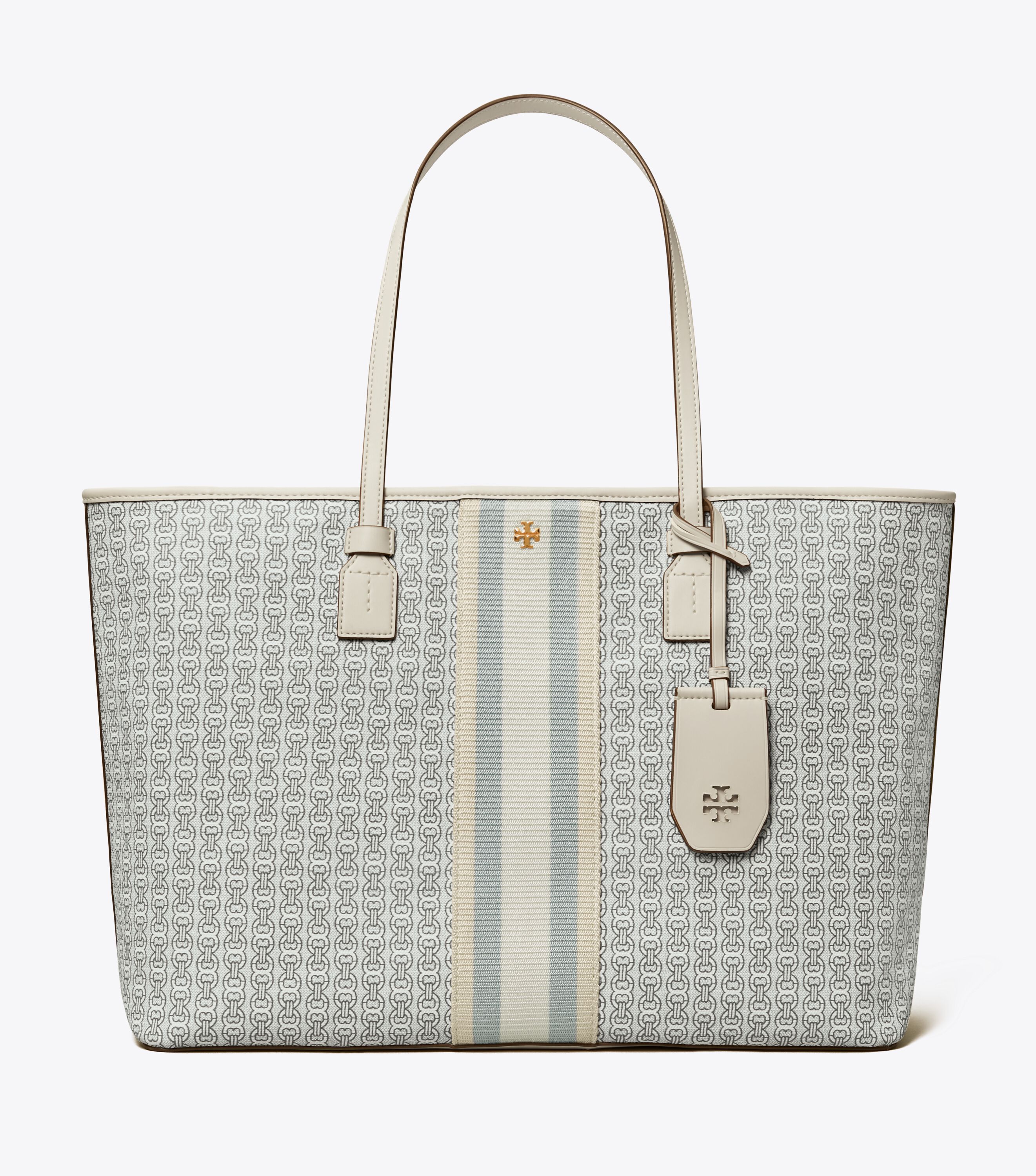 Tory burch small gemini on sale link coated canvas tote