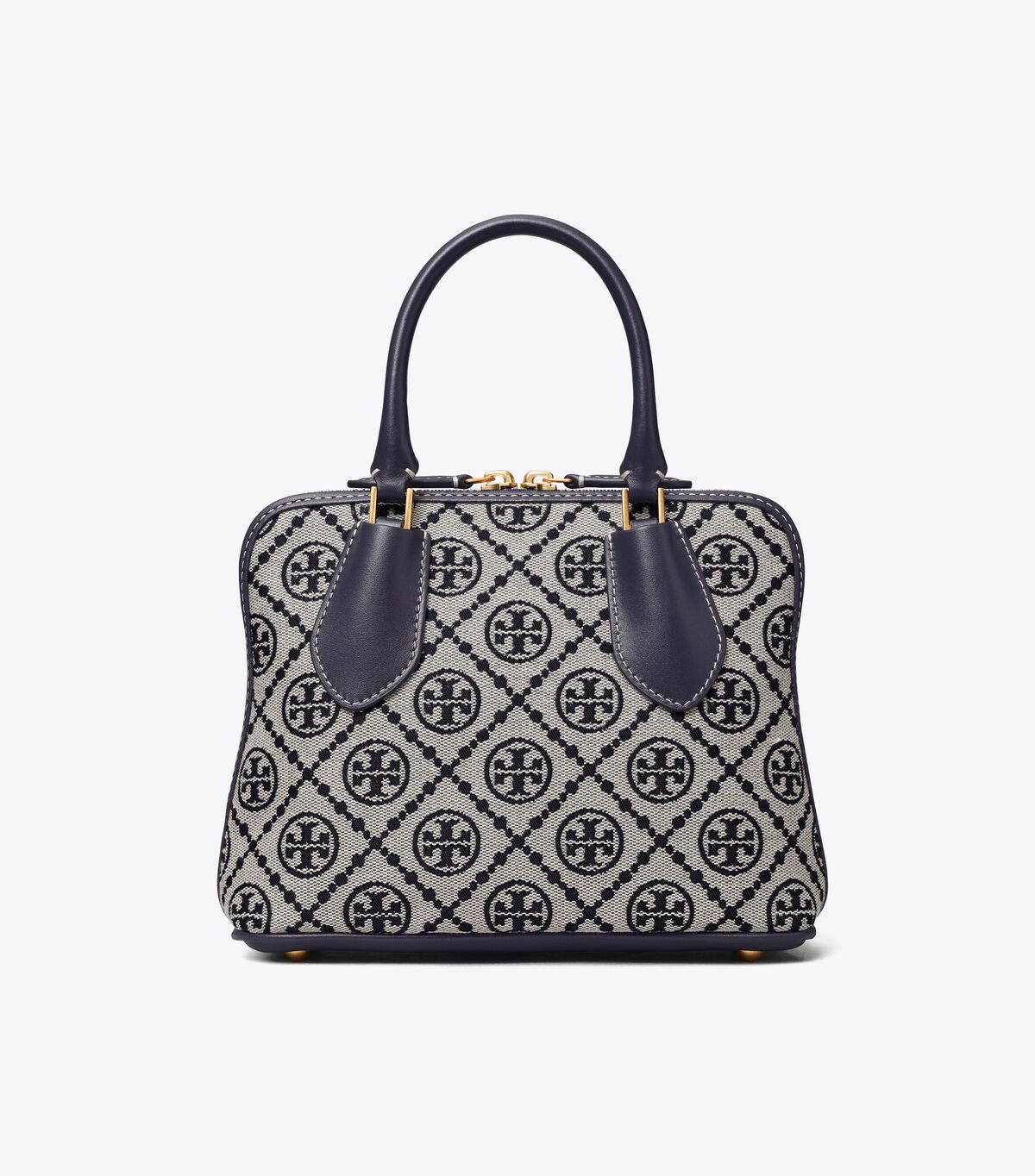 tory burch mini t monogram jacquard swing satchel