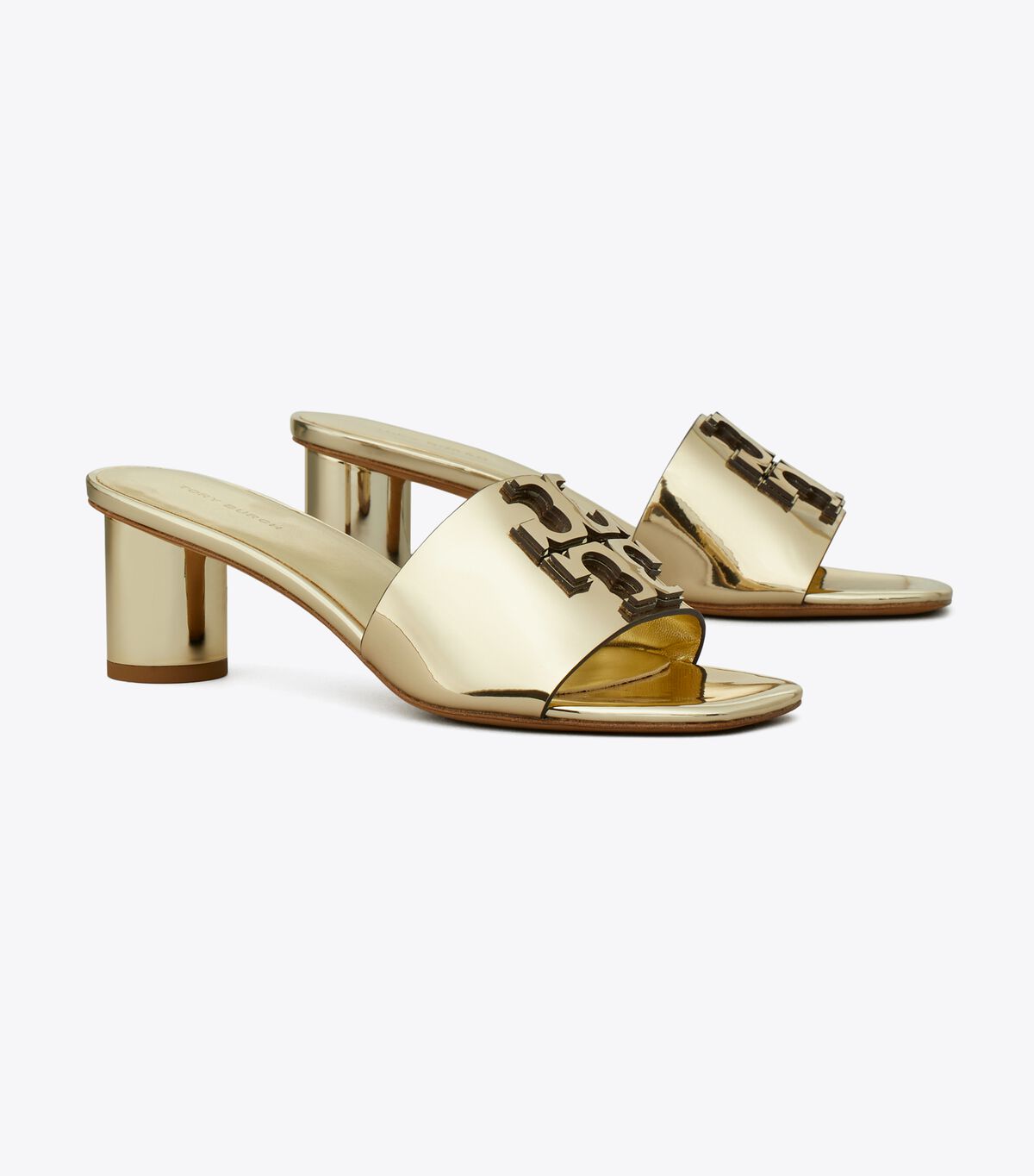 tory burch ines heeled mule sandal