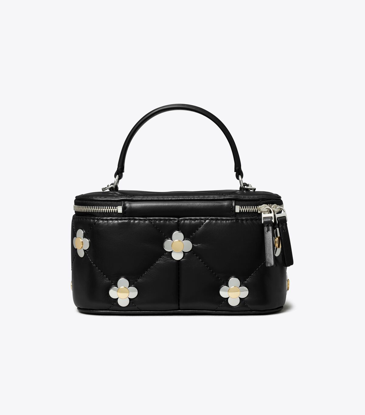tory burch kira diamond quilt clover vanity case