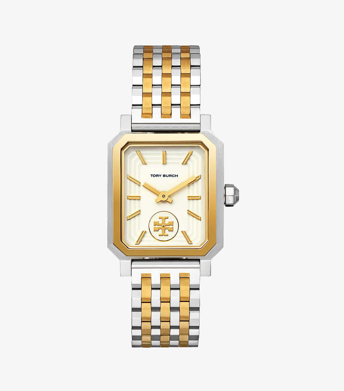 Robinson Watch, Two-Tone Gold/Stainless Steel/Cream, 27 X 29 MM
