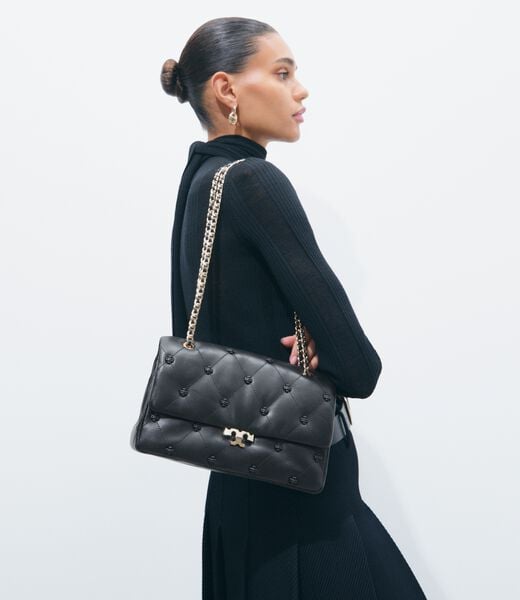 tory burch bunny knot shoulder bag